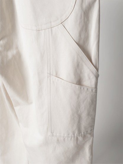 コルニエ フィンクスコットンラミー ペインターパンツ FINX COTTON/RAMIE PAINTER PANTS|OATMEAL – Cornier
