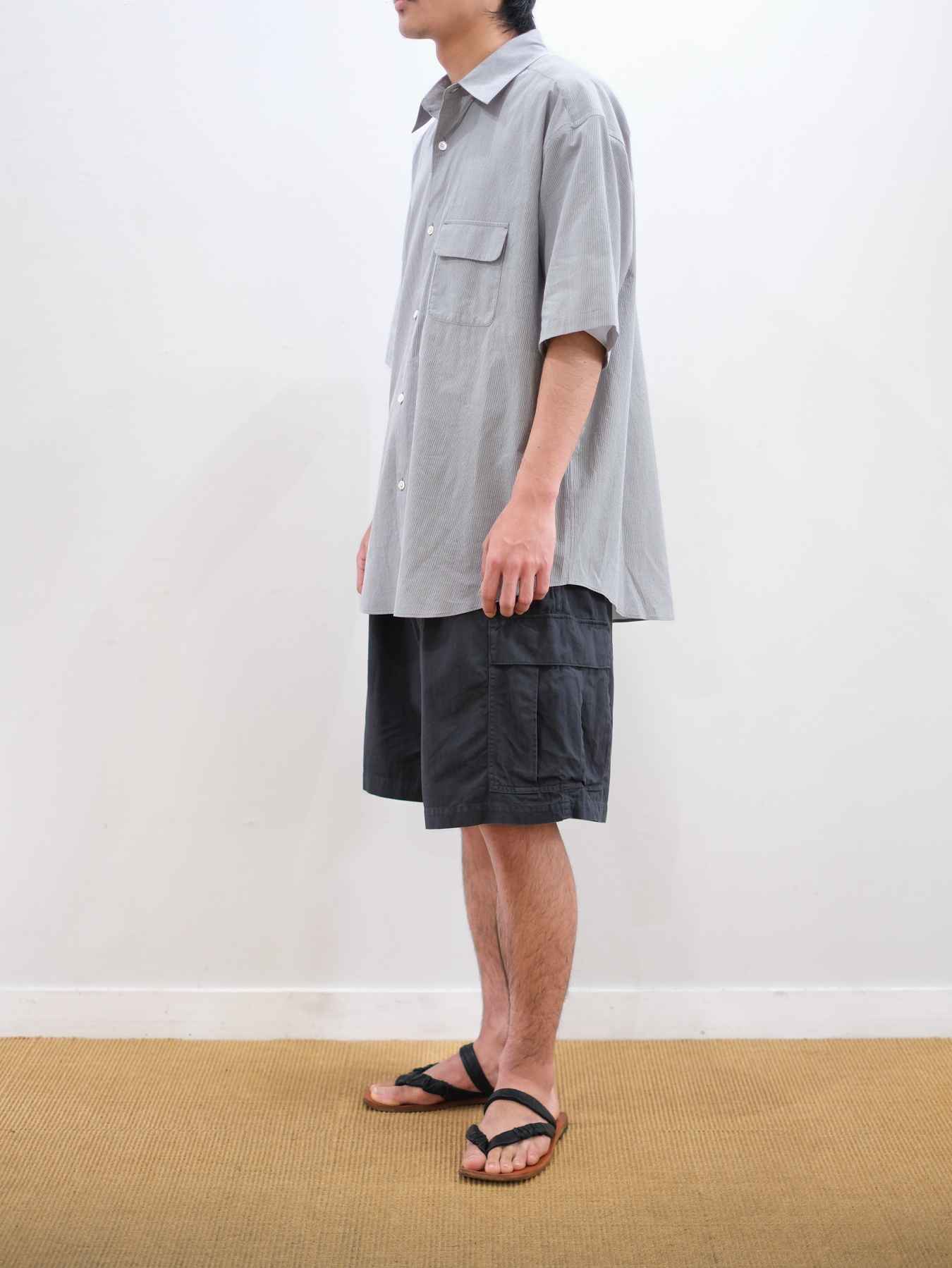 Model 175cm size L color INK BLACKI着用