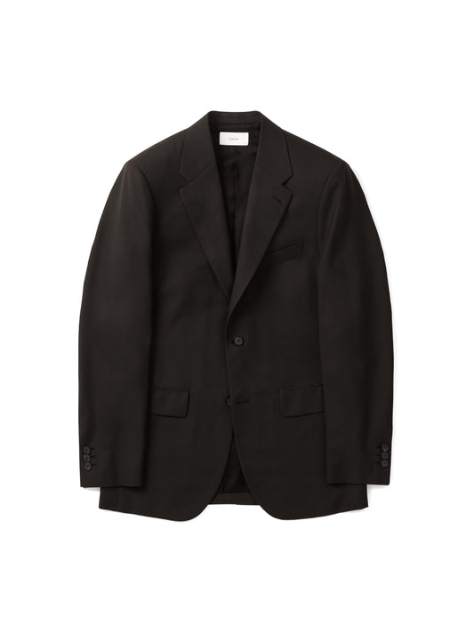 Super130's WORSTED WOOL TAILORED JACKET｜DARK BROWN