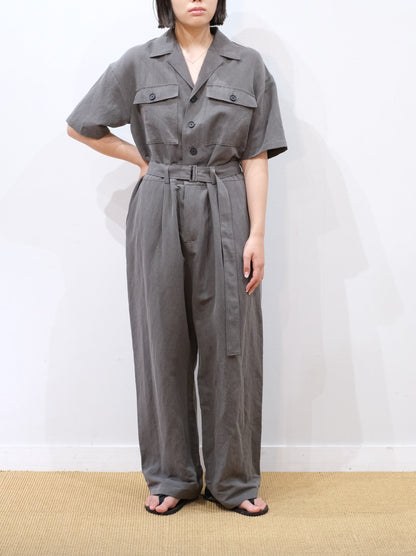 Model 159cm size S color HAZE GRAY着用