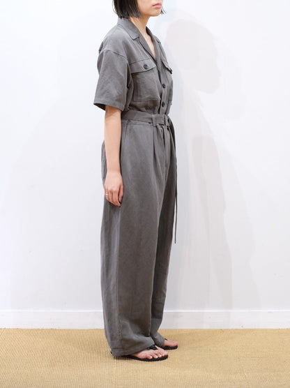 Model 159cm size S color HAZE GRAY着用