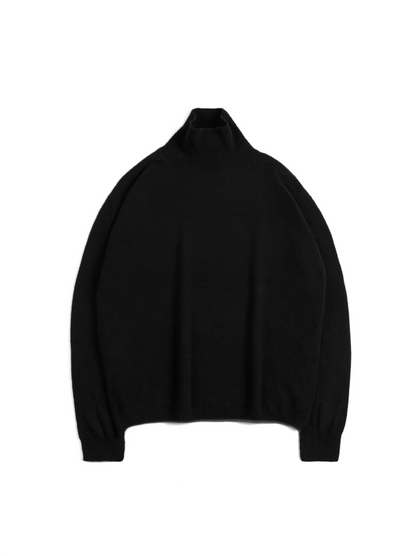 ALASHAN CASHMERE HIGH NECK SWEATER for WOMEN｜BLACK