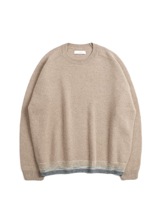 ALASHAN CASHMERE SWEATER｜TOP BEIGE