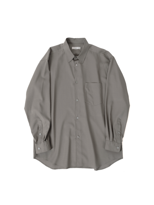 WORSTED WOOL SHIRTS｜GREIGE