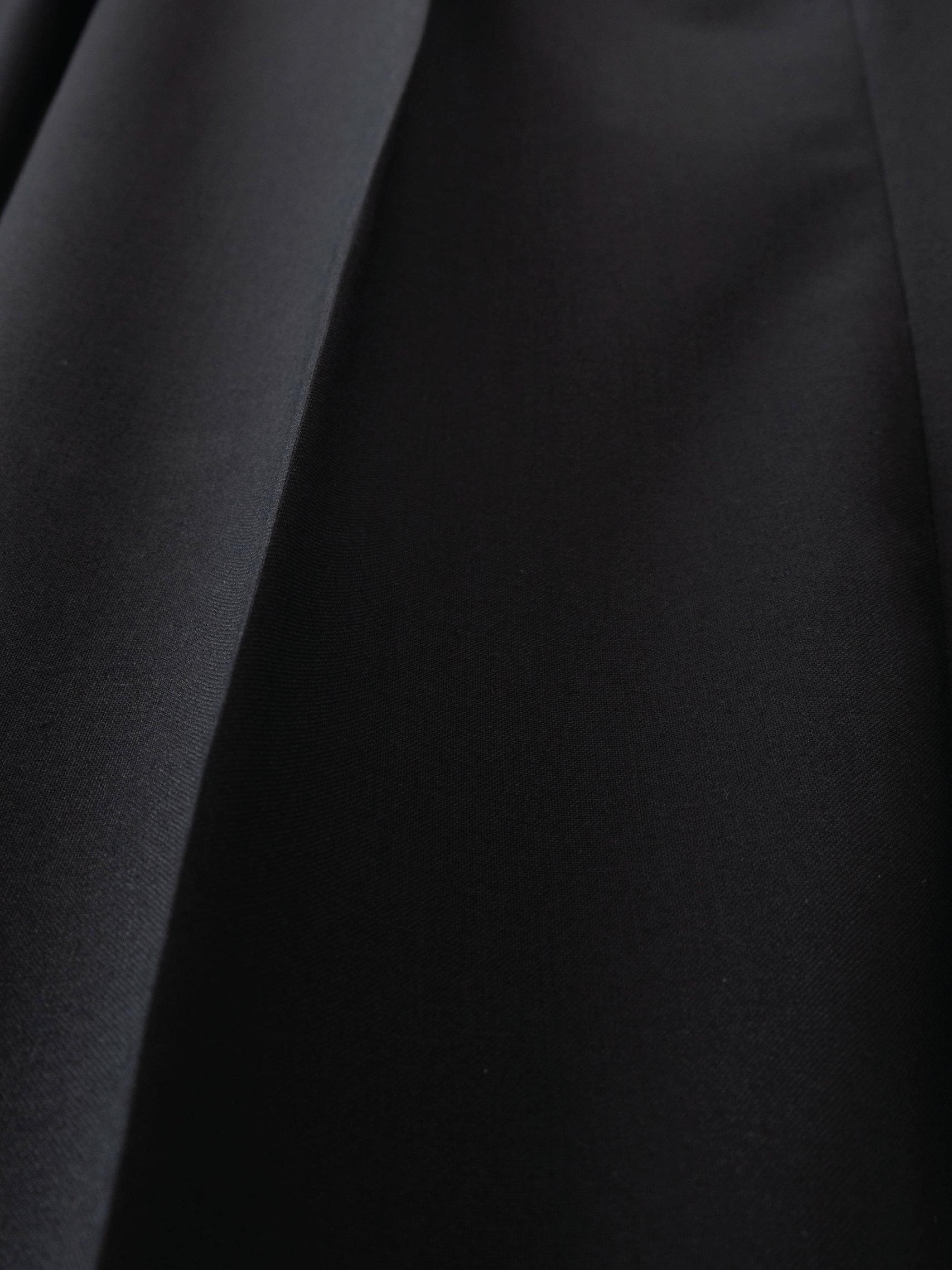 コルニエ Super130's WORSTED WOOL PANTS 黒 S Super130's WORSTED WOOL PANTS for WOMEN|BLACK – Cornier