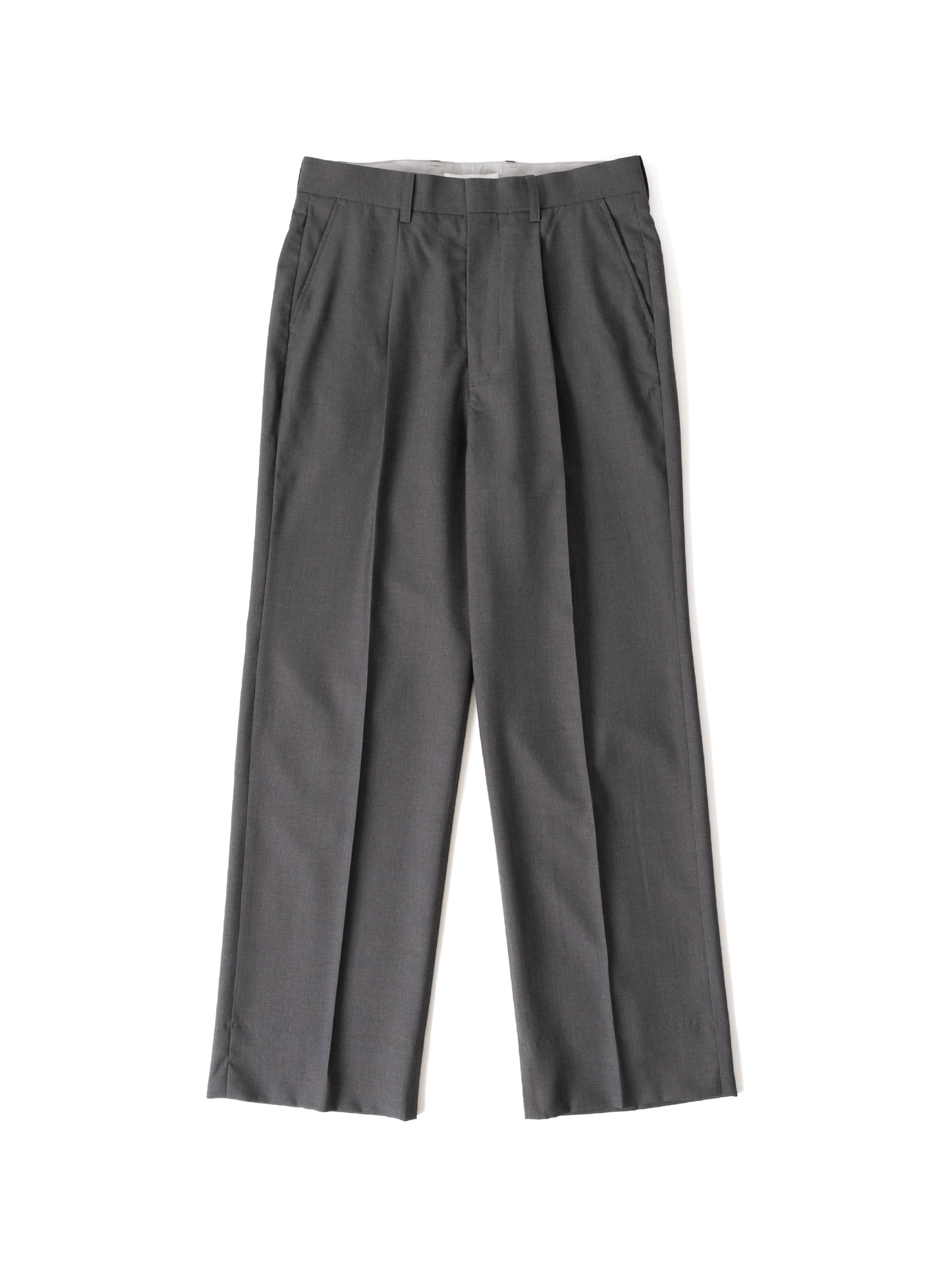 Super130's WORSTED WOOL PANTS｜TOP GRAY