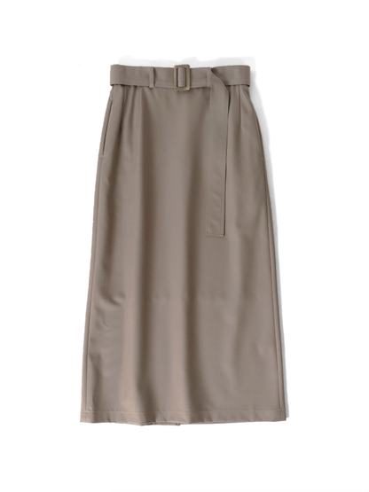 AGING WOOL GABARGINE PENCIL SKIRT