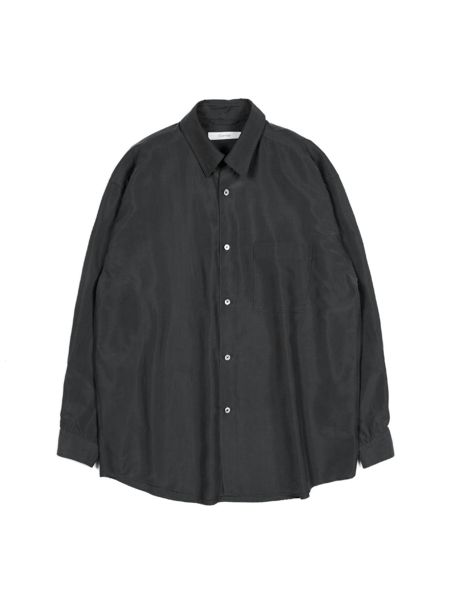 BRAZIL SILK SHIRTS｜FADED BLACK