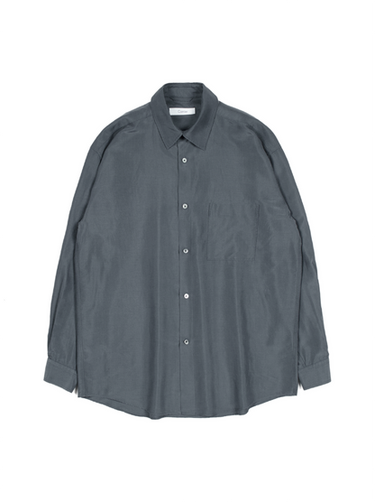 BRAZIL SILK SHIRTS｜SLATE BLUE
