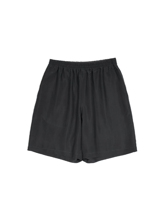 BRAZIL SILK SHORT PANTS｜FADED BLACK