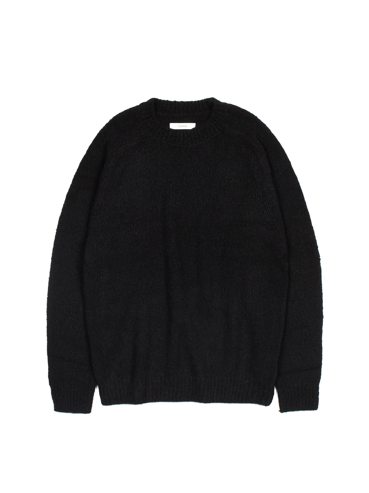 CASHMERE/SABLE SWEATER｜BLACK