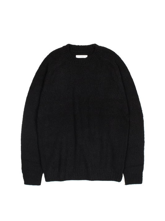 CASHMERE/SABLE SWEATER｜BLACK