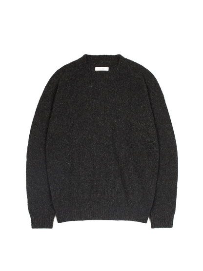 CASHMERE/SABLE SWEATER｜CHARCOAL