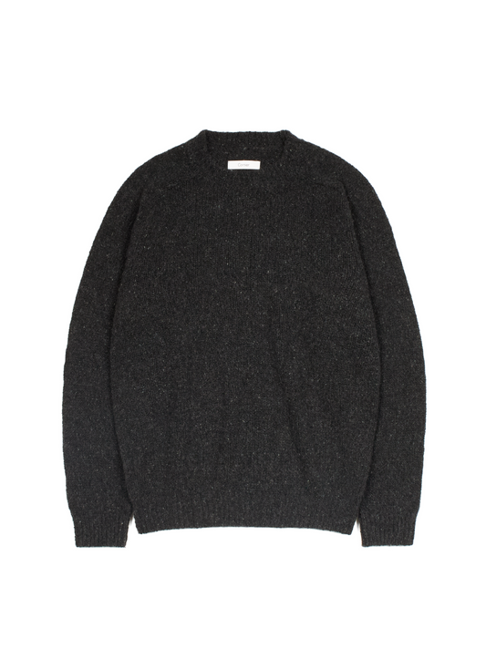 CASHMERE/SABLE SWEATER｜CHARCOAL