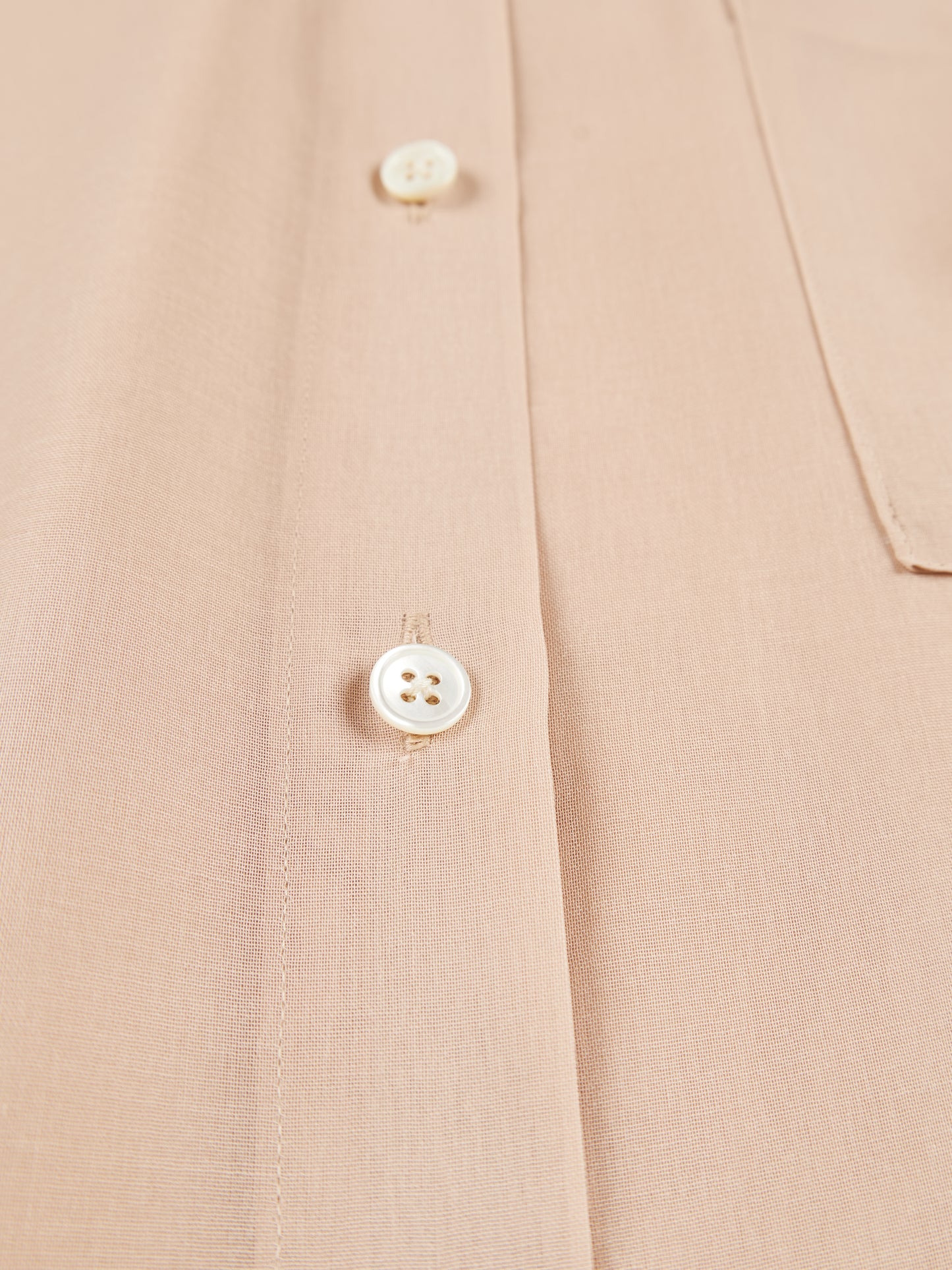 GV COTTON SHEER SHIRTS｜SAND PINK