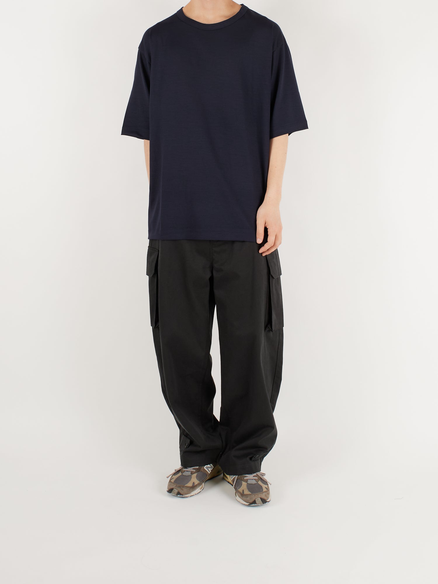 Model 176cm/62kg size M color DARK NAVY着用