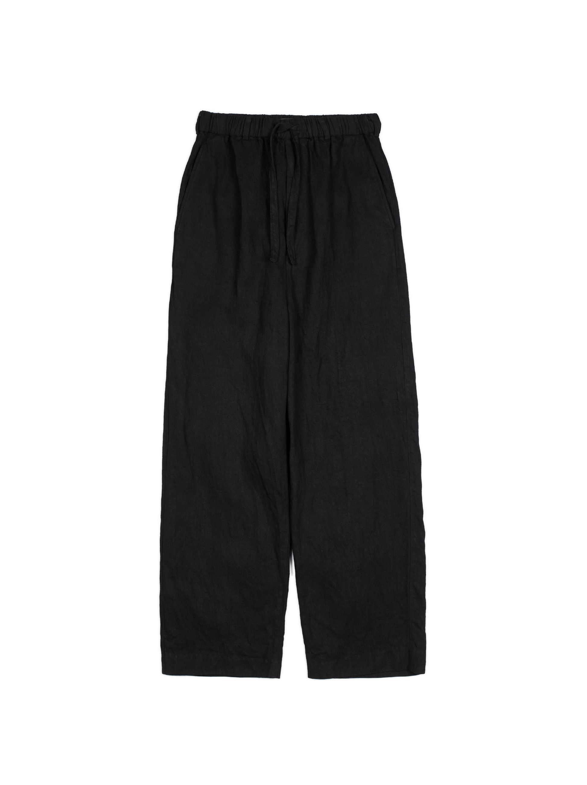 DOROZOME LINEN TWILL EASY PANTS|INDIGO MUD – Cornier DOROZOME LINEN TWILL EASY PANTS|INDIGO MUD – Cornier