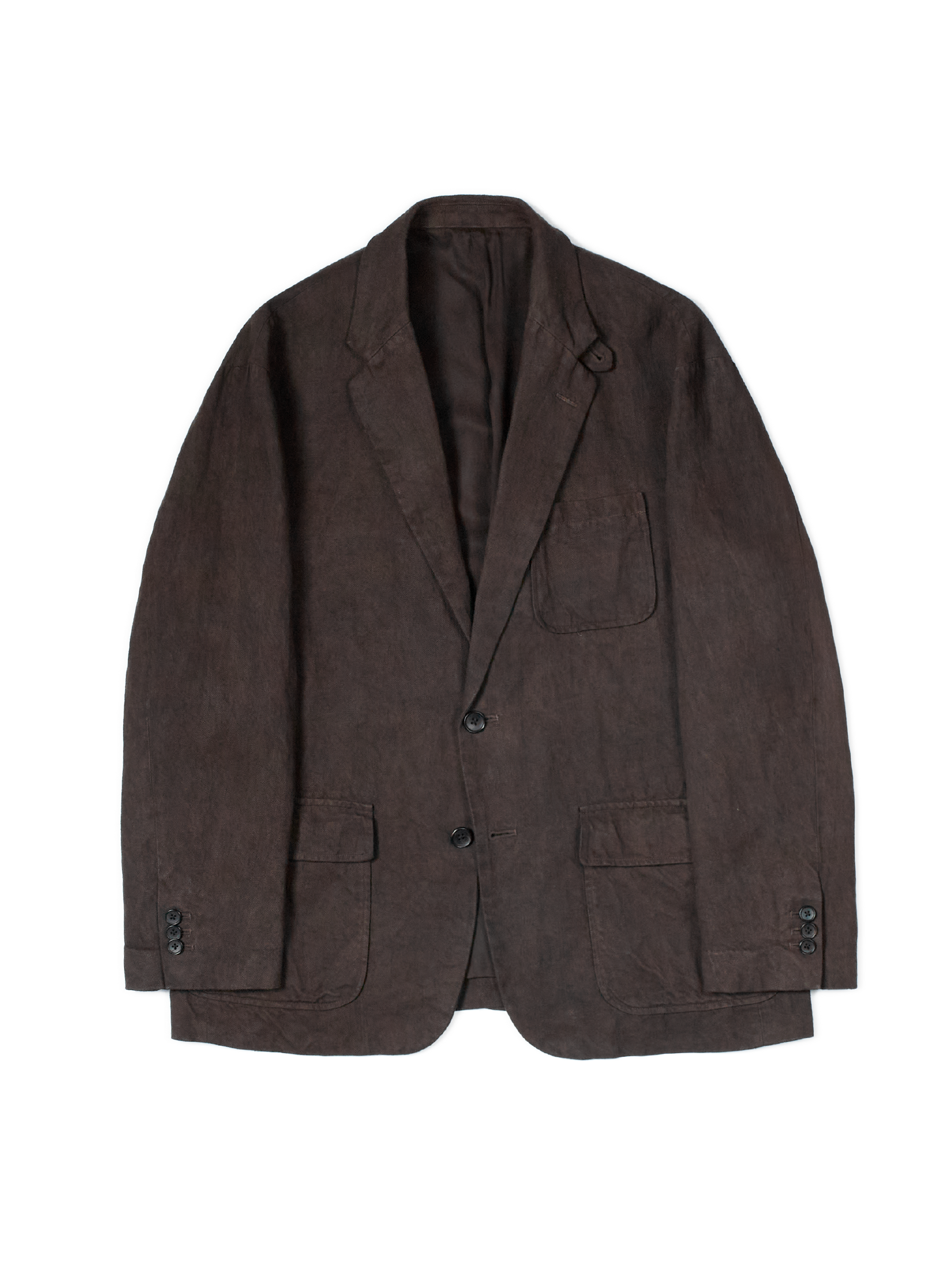 DOROZOME LINEN TWILL JACKET｜MUD BROWN – Cornier