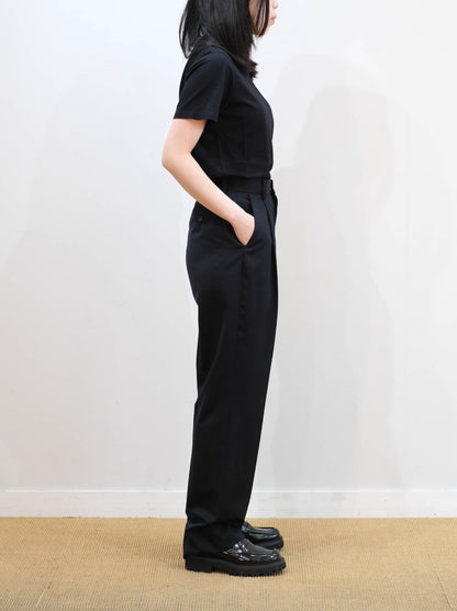 Model 160cm size S color TOP BLACK着用