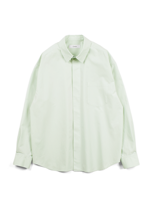 FINX COTTON WEATHER OVER SHIRTS｜MINT