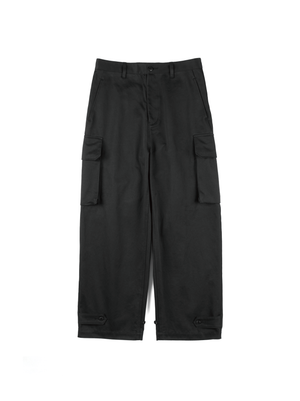 FINX/ZIMBABWE COTTON M-47 CARGO PANTS｜BLACK