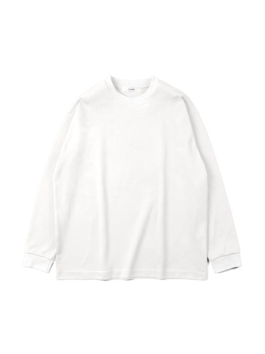 GIZA94 HEAVY LONG SLEEVE T SHIRTS｜WHITE