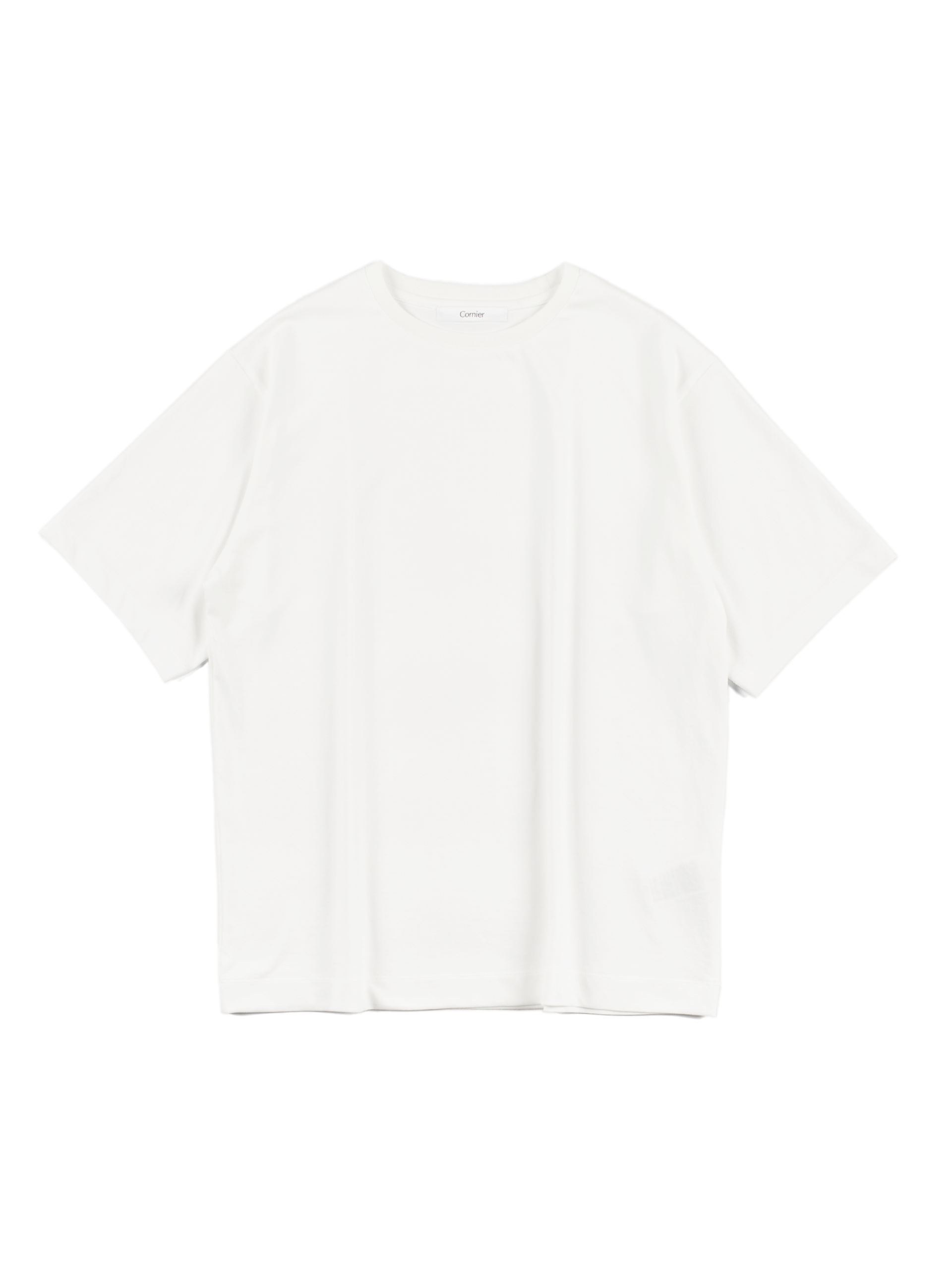 Sui　新品未使用　GIZA フライスTシャツ　ホワイト GIZA94 T-SHIRTS｜WHITE – Cornier