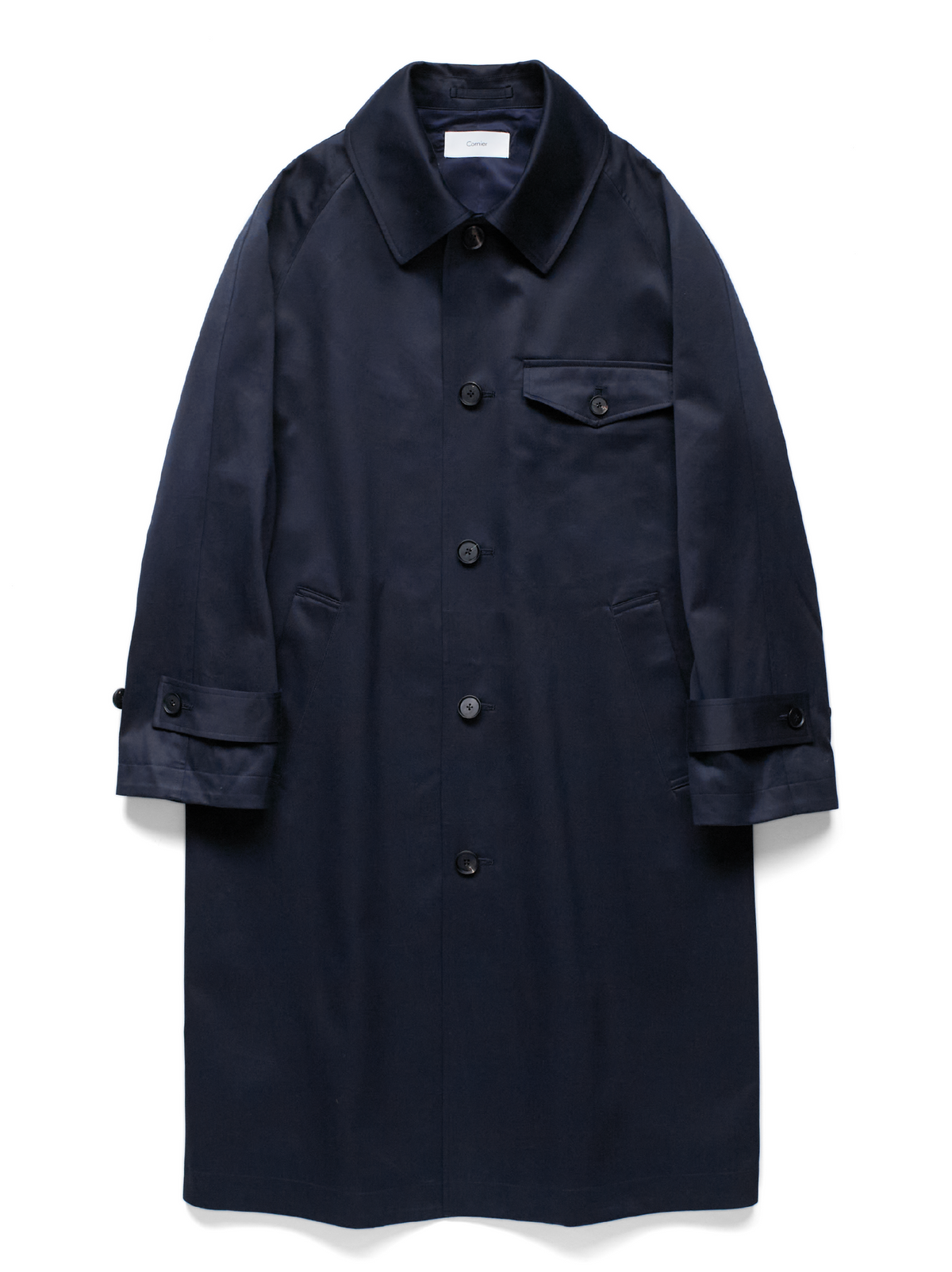 GIZA VENETIAN BALMACAAN COAT for WOMEN｜NAVY