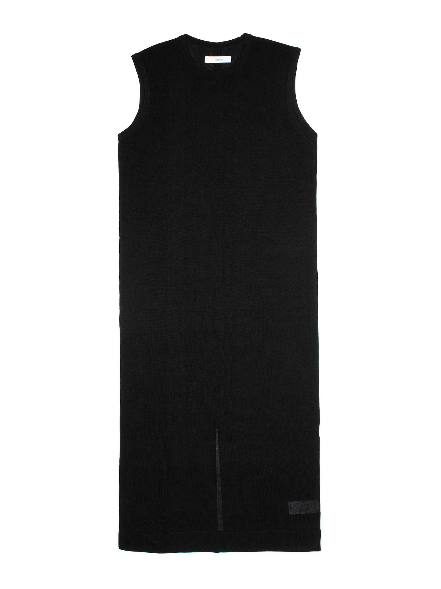 HIGH-TWIST SILK KNIT DRESS｜BLACK