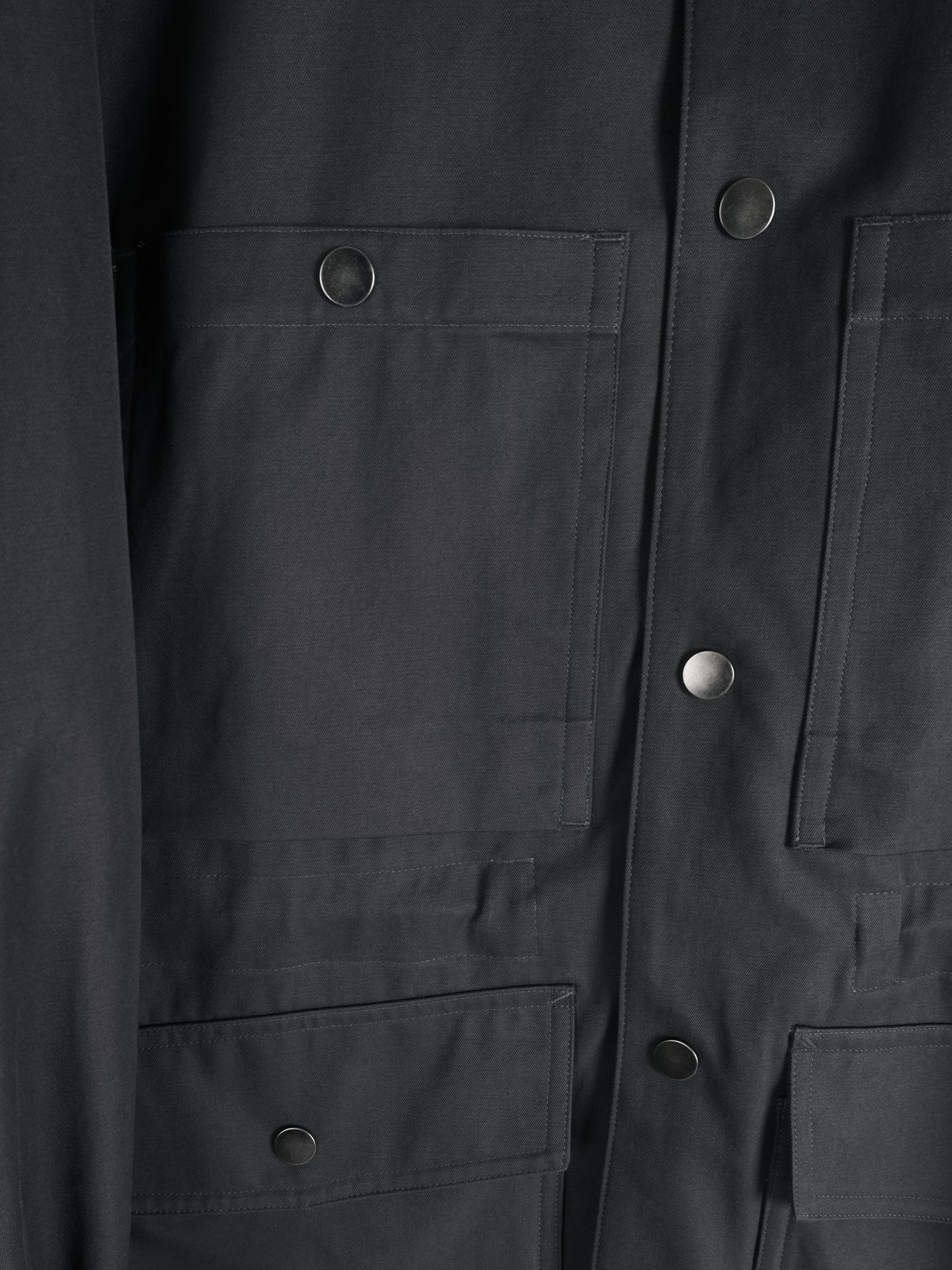 FINX COTTON GABARDINE UTILITY BLOUSON｜GUNMETAL