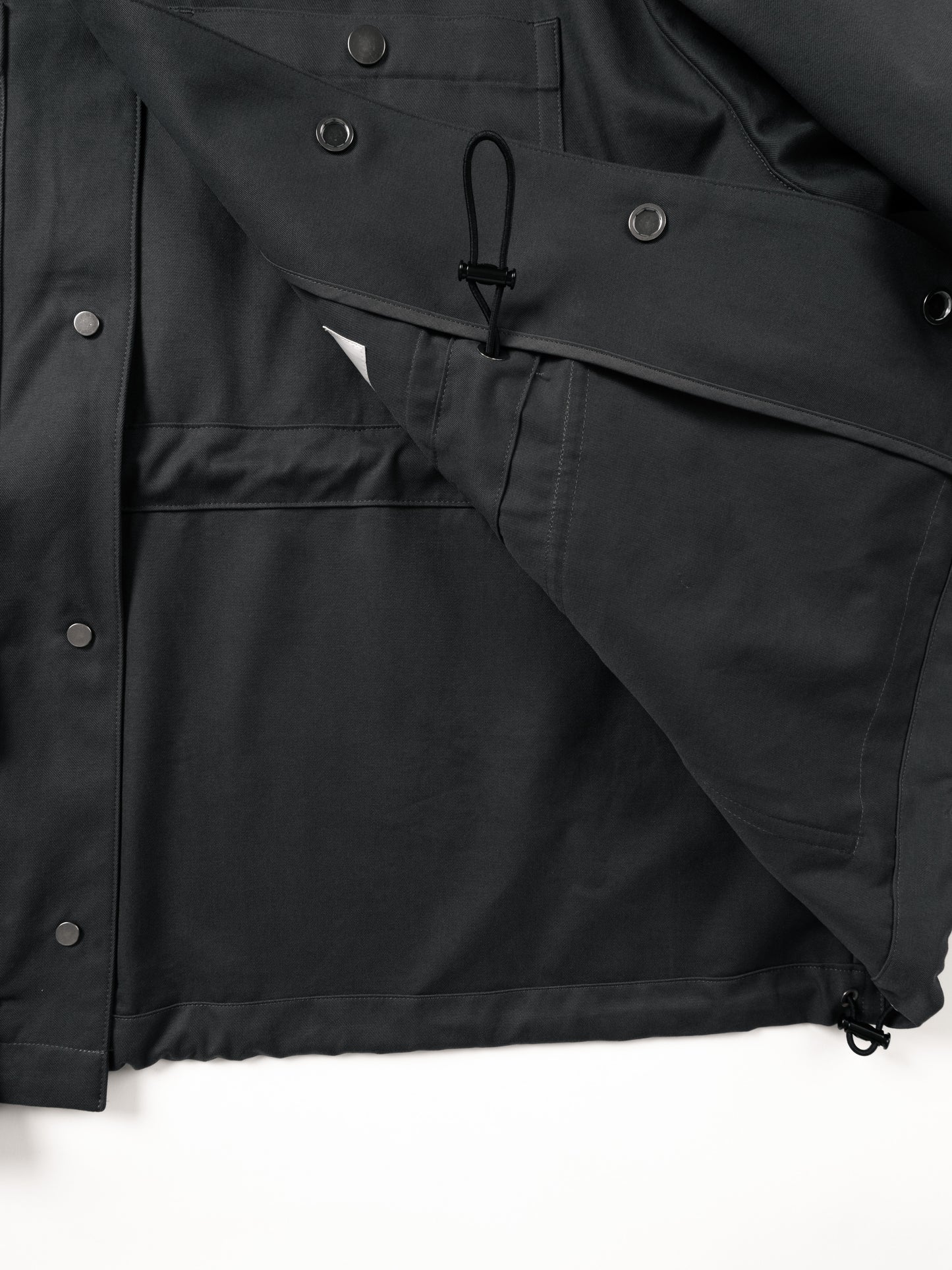 FINX COTTON GABARDINE UTILITY BLOUSON｜GUNMETAL