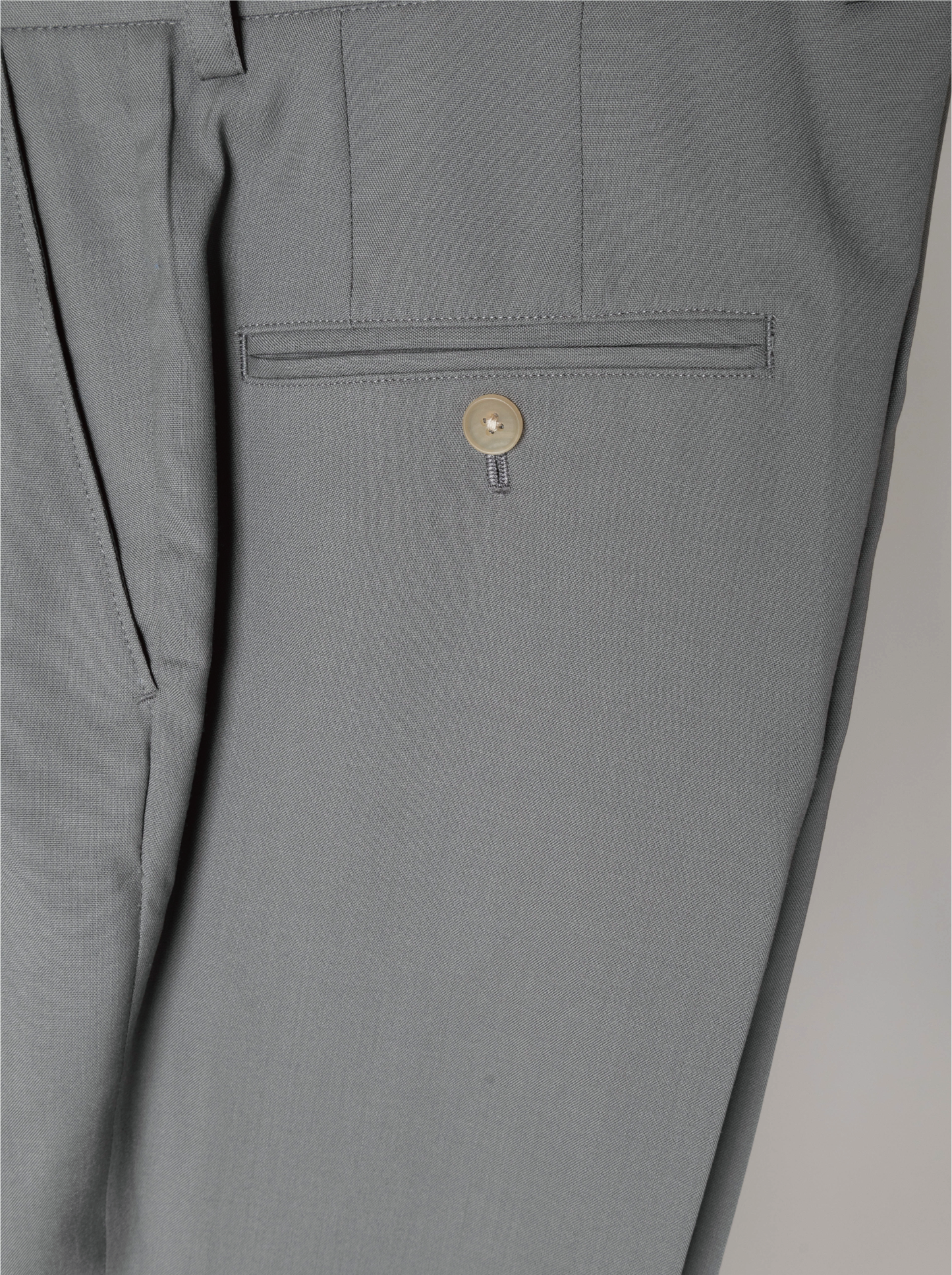 Super130's WORSTED WOOL PANTS｜OLD GRAY