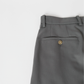 Super130's WORSTED WOOL 2-TUCK WIDE PANTS｜OLD GRAY