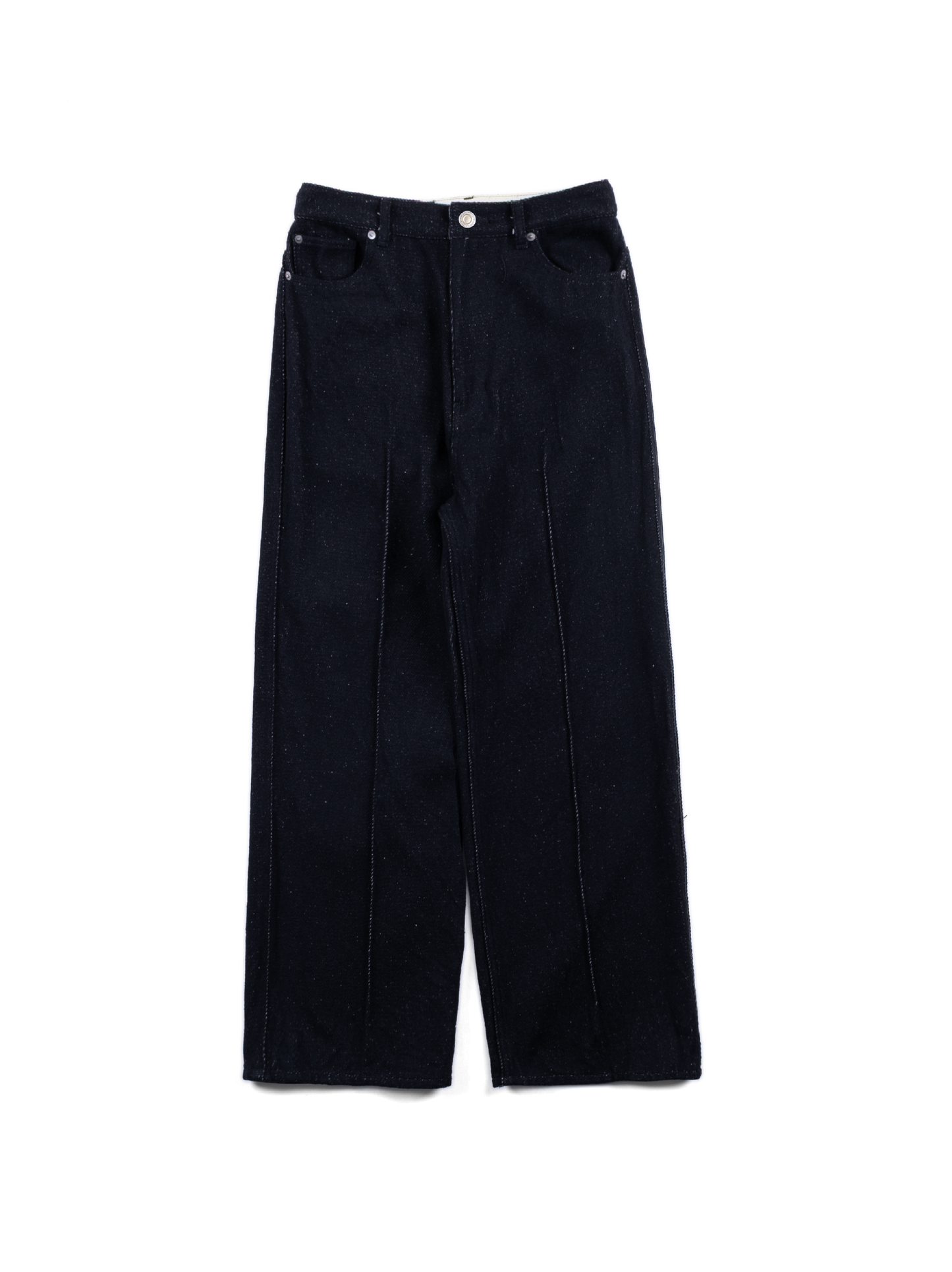 SILK NEP DENIM PANTS for WOMEN｜DARK NAVY
