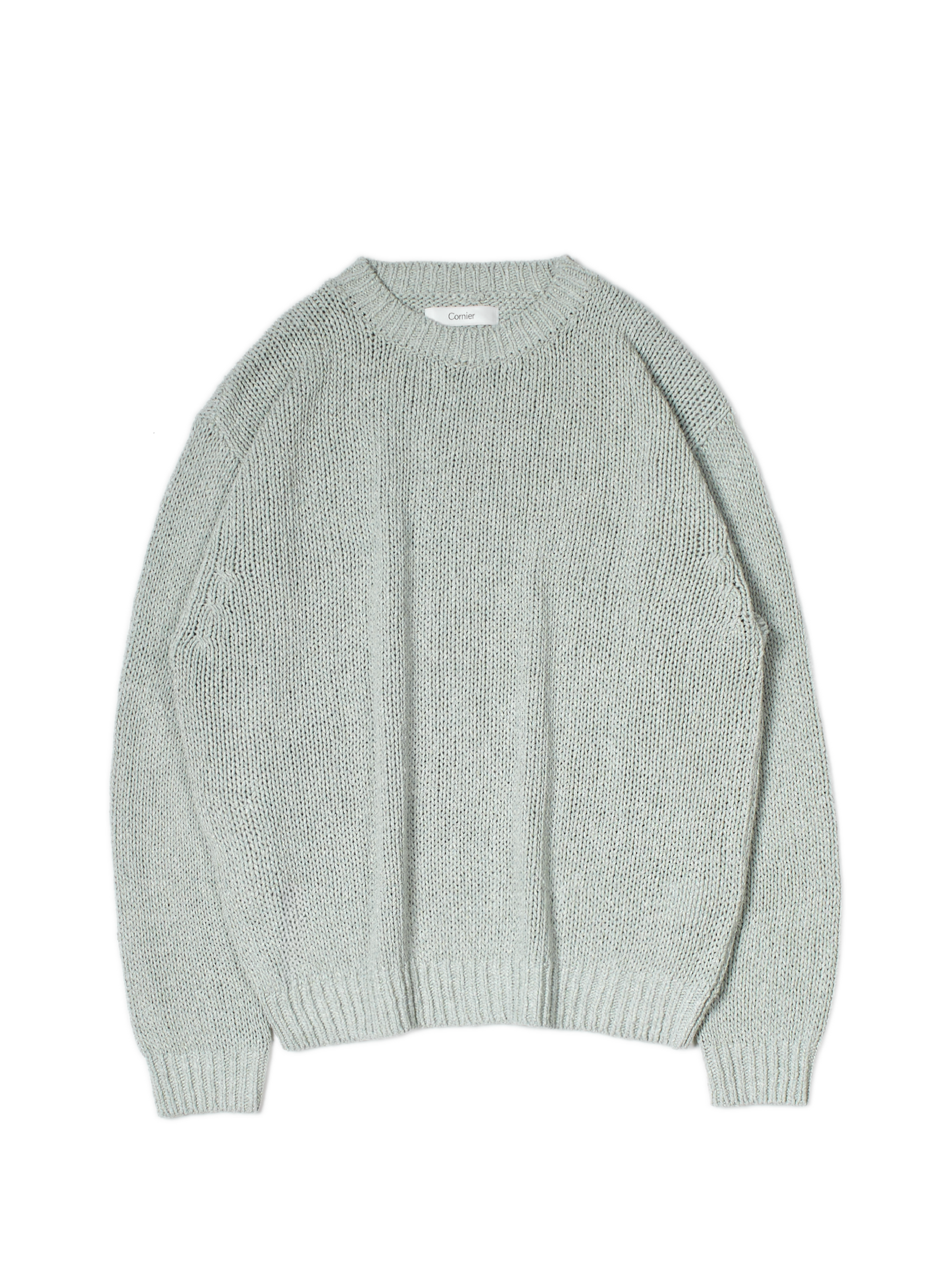 cornier SILK HEAVY SWEATER｜FOG MINT SILK HEAVY SWEATER｜FOG MINT – Cornier