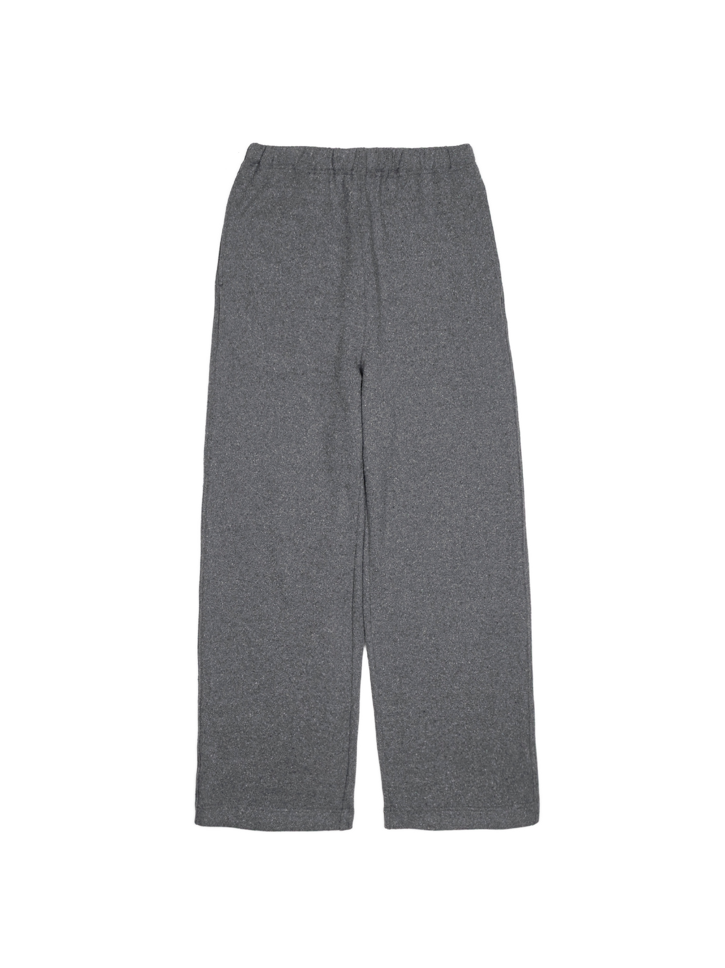 SILK/COTTON LOOPBACK FLEECE PANTS｜TOP GRAY