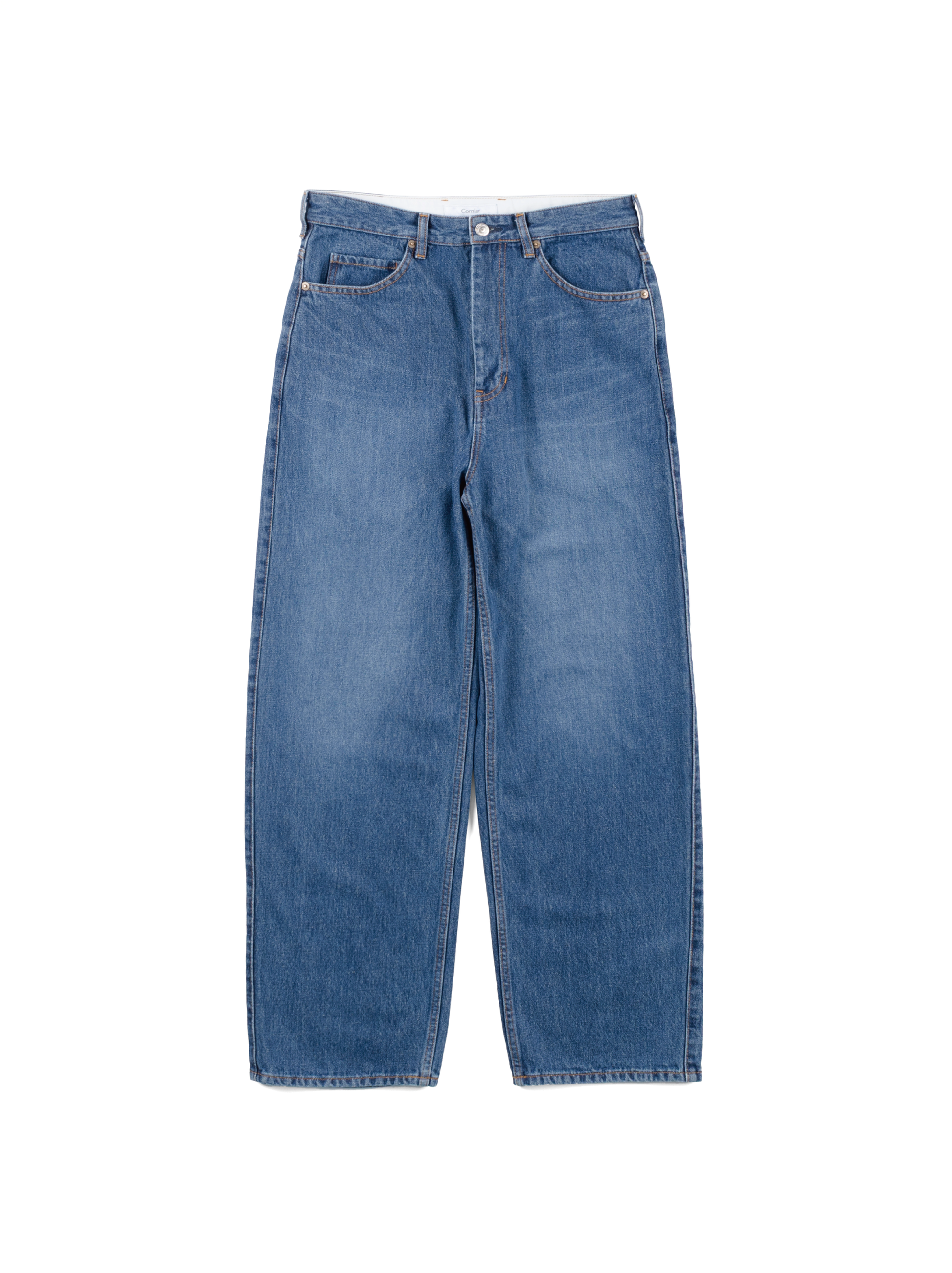 SILK/COTTON VINTAGE JEANS|BLUE – Cornier SILK/COTTON VINTAGE JEANS|BLUE – Cornier