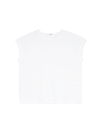 SOFT TWISTED INDIAN COTTON JERSEY FRENCH SLEEVE T-SHIRTS｜OFF WHITE