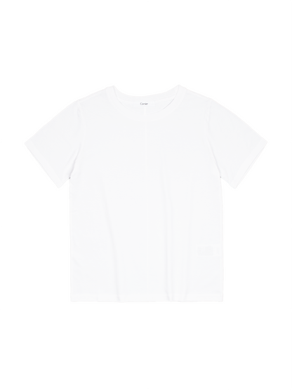 SOFT TWISTED INDIAN COTTON JERSEY T-SHIRTS｜OFF WHITE