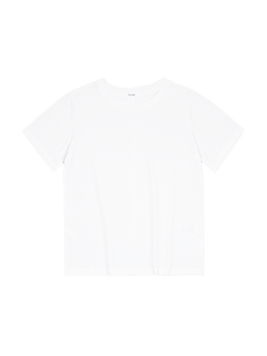 SOFT TWISTED INDIAN COTTON JERSEY T-SHIRTS｜OFF WHITE
