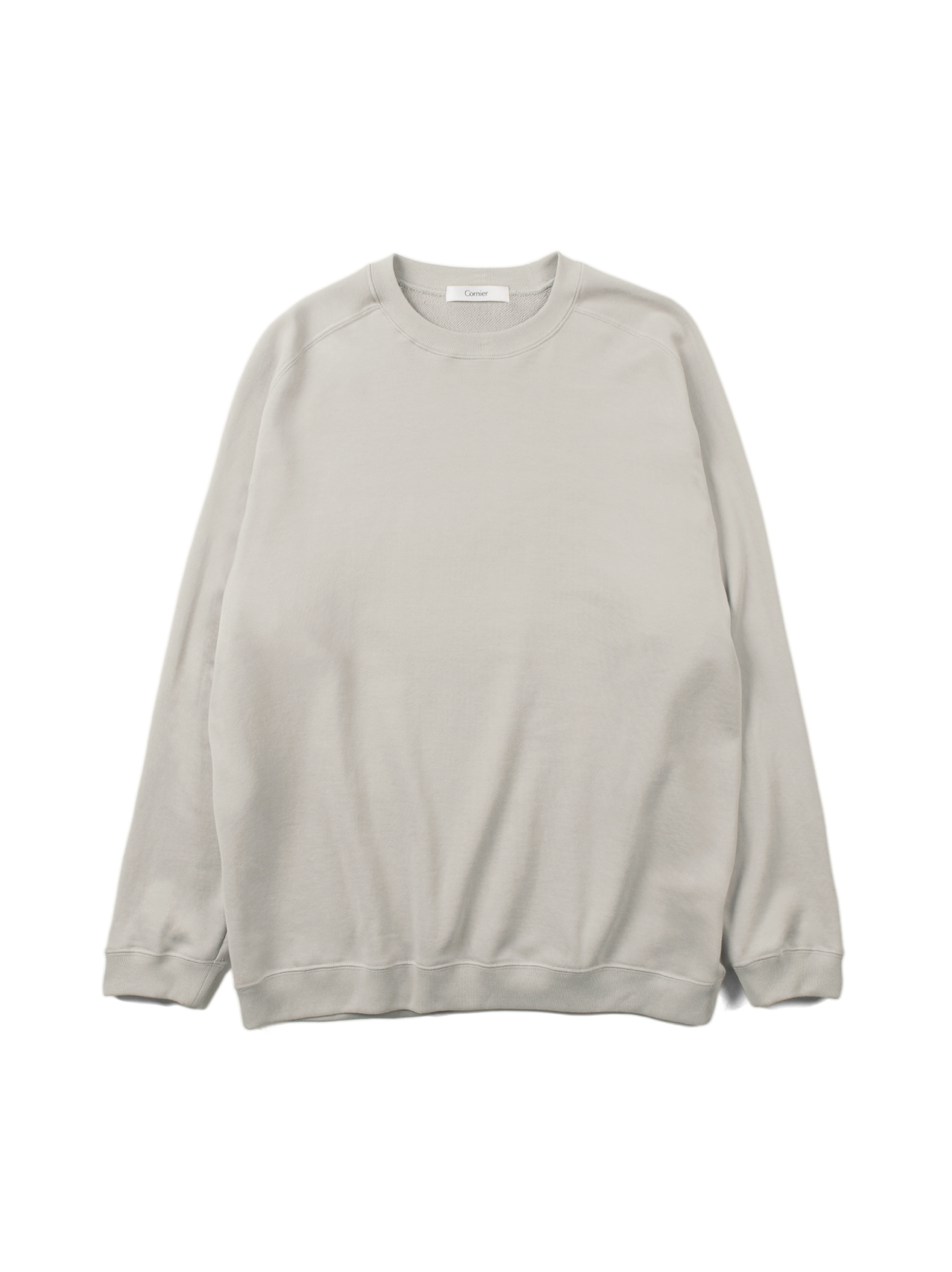 SUPIMA AGING JERSEY SWEAT SHIRTS｜FOG GRAY – Cornier
