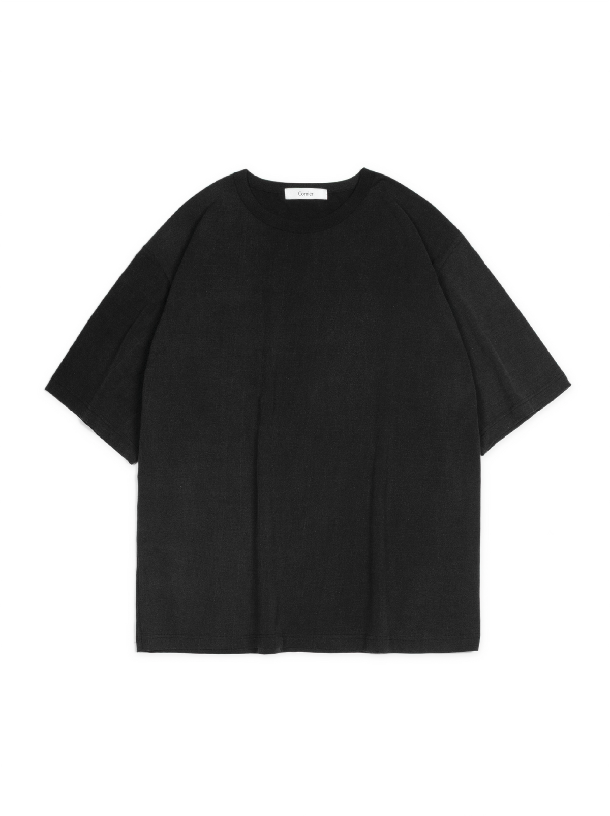 Cornier コルニエ SUPIMA COTTON ヴィンテージTシャツ SUPIMA COTTON HIGH GAUGE VINTAGE T-SHIRTS｜FADED BLACK – Cornier