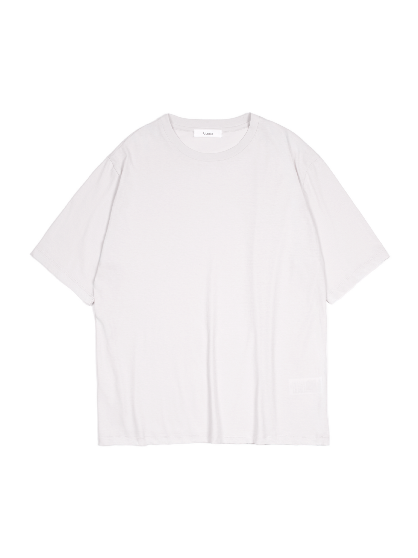 SUPIMA COTTON HIGH TWISTED JERSEY T-SHIRTS｜WHITE GRAY