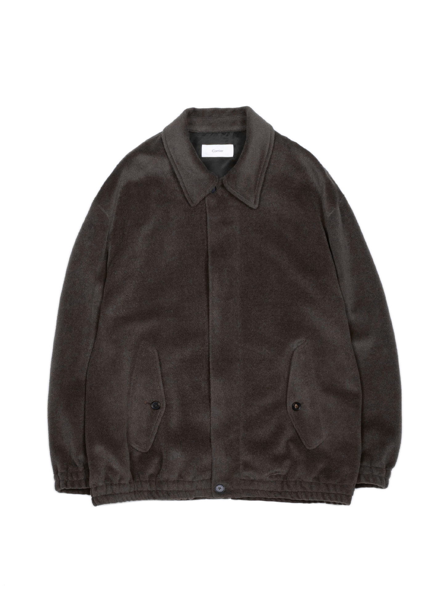 SURI ALPACA/WOOL/SILK BEAVER BLOUSON｜BROWN