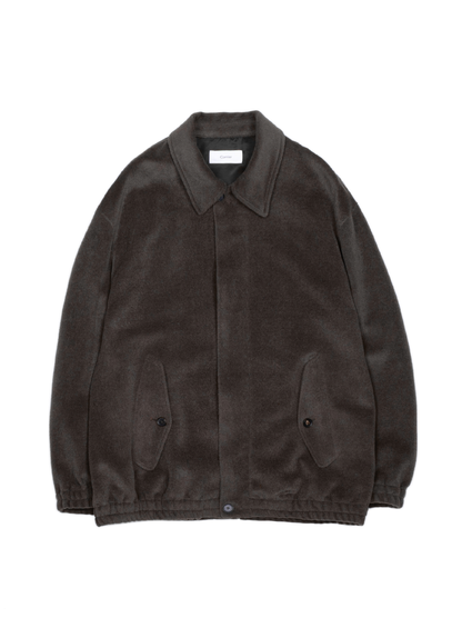 SURI ALPACA/WOOL/SILK BEAVER BLOUSON｜BROWN