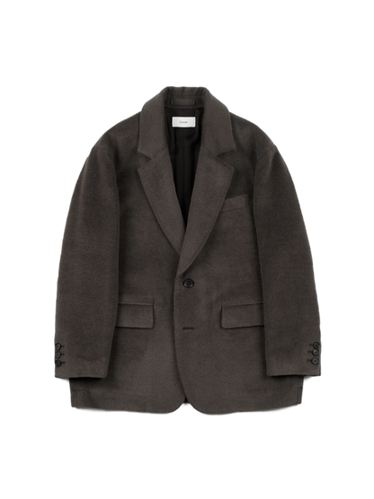 SURI ALPACA/WOOL/SILK BEAVER JACKET for WOMEN｜BROWN