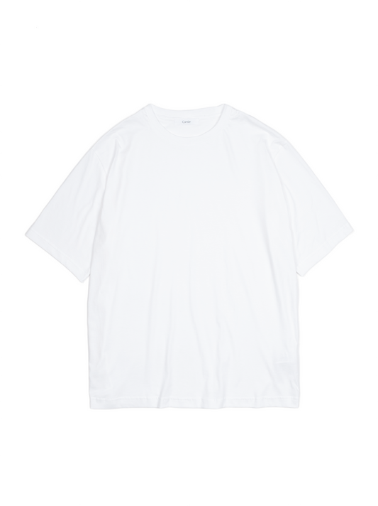 SUVIN COTTON HIGH GAUGE SOFT JERSEY T-SHIRTS｜WHITE