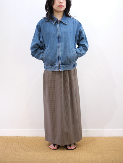 Model 160cm size S color BLUE着用