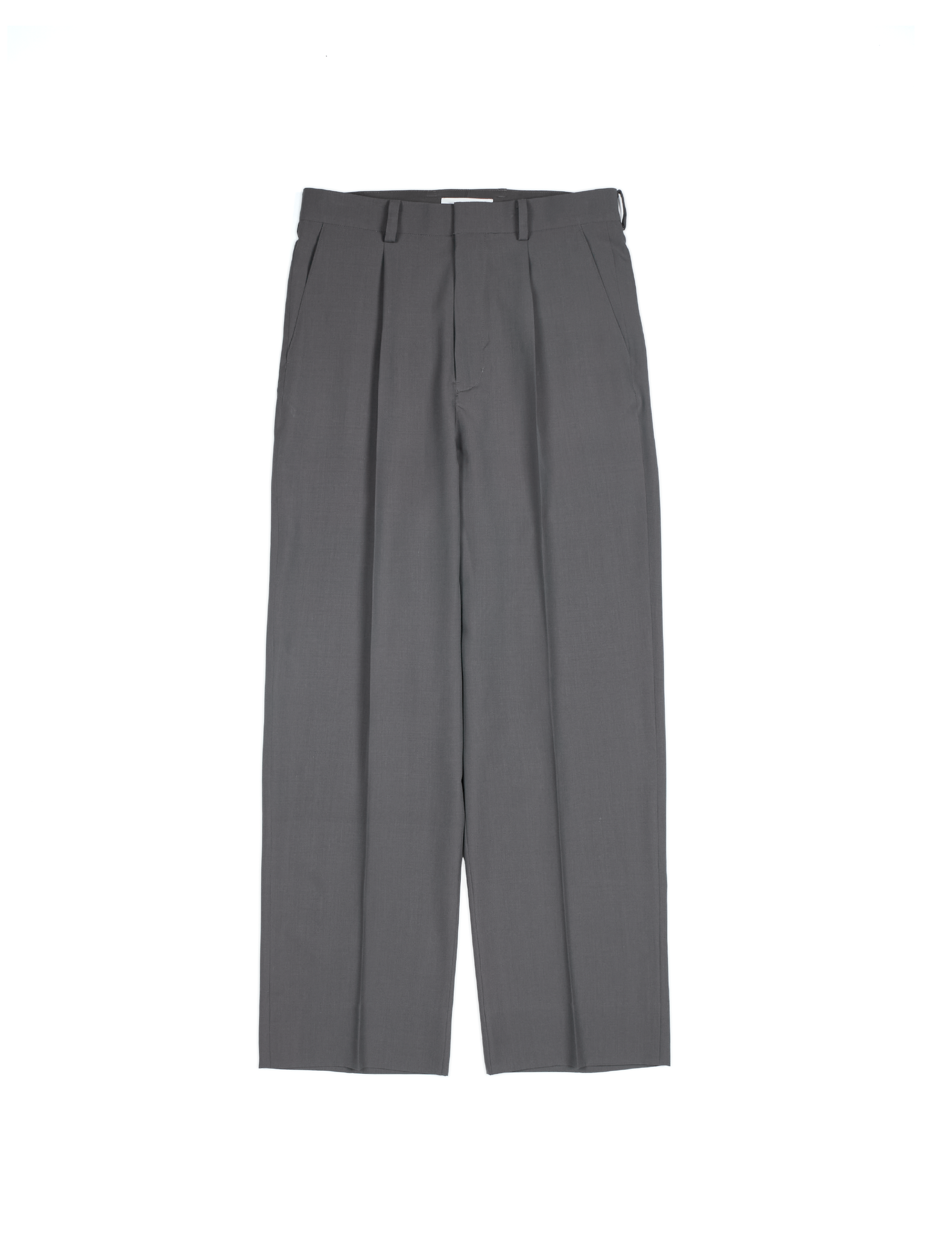 Super130's WORSTED WOOL TROPICAL SLACKS｜ASH TAUPE – Cornier
