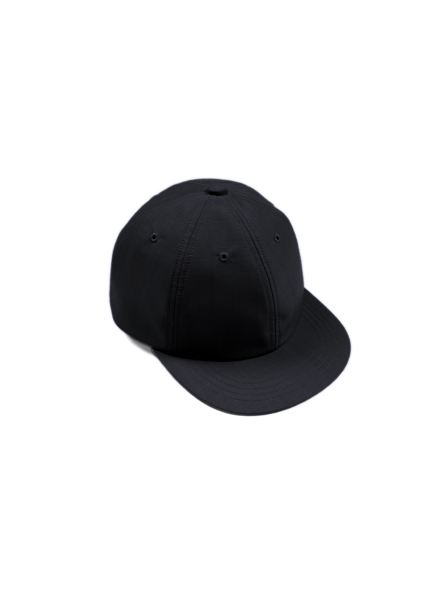 Super130's WORSTED WOOL TROPICAL CAP｜BLACK